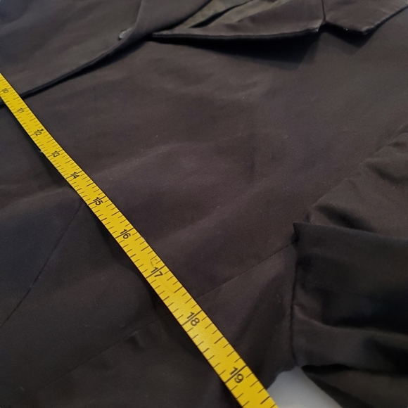 Pendleton Women's Jacket Blazer Lined Three Button Cotton Spandex Black Size 12 - Picture 9 of 13